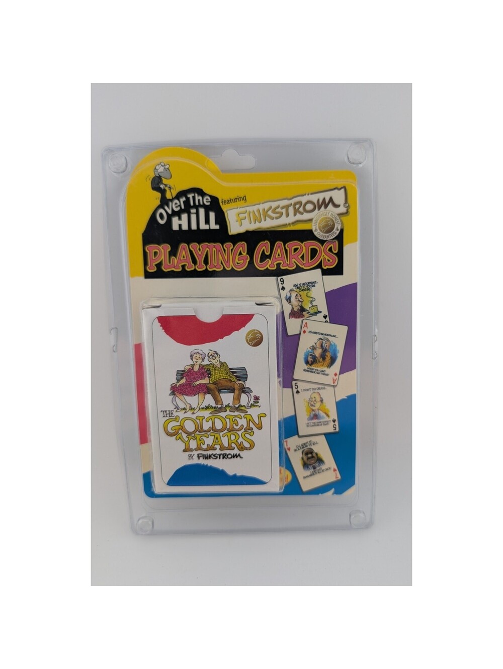 Finkstrom Over The Hill Playing Cards Golden Years Deck Gag Gift